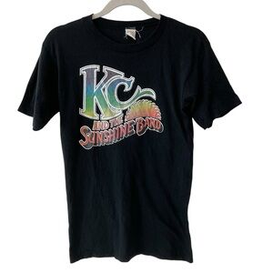 Vintage Y2K KC and the Sunshine Band Graphic T-Shirt Black Medium Boogie Man